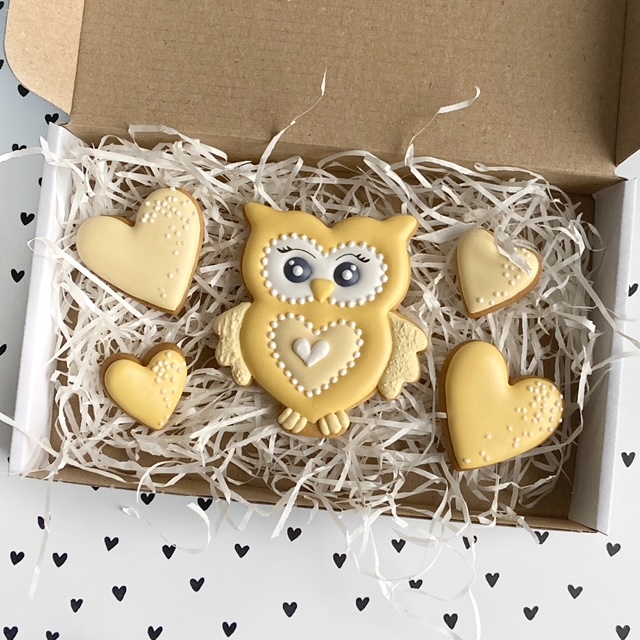 Owl love you forever (geel)